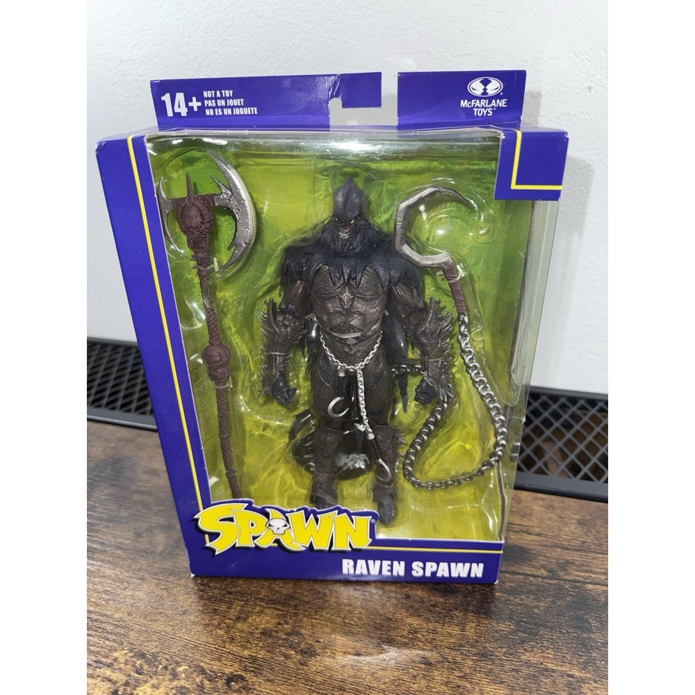 Spawn Raven Spawn 7" Action Figure McFarlane Toys 2021 w/ Accessories Box Wear